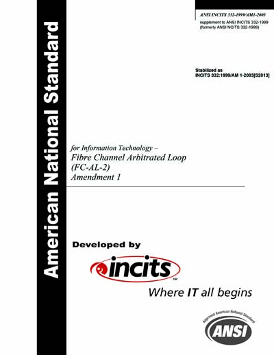 Standards PDF Cover Page